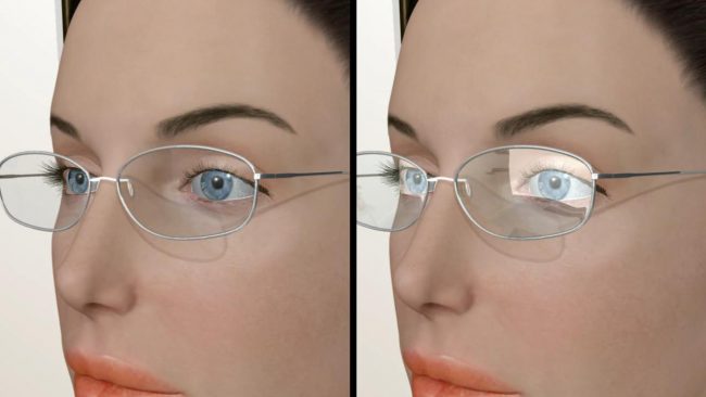 Anti reflection coated lenses